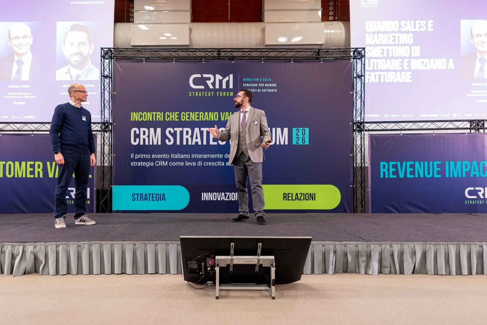 Massimiliano Böhm e Andrea Cerri al CRM Strategy Forum 2026